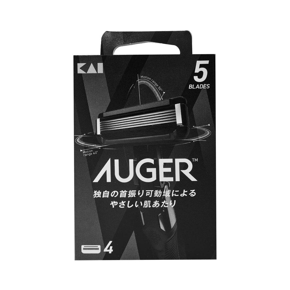 AugerСменные кассеты для бритвенного станка, 4 шт