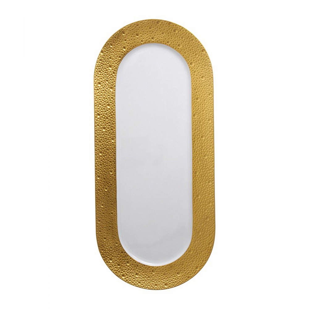 BernardaudБлюдо прямоугольное Ecume Gold