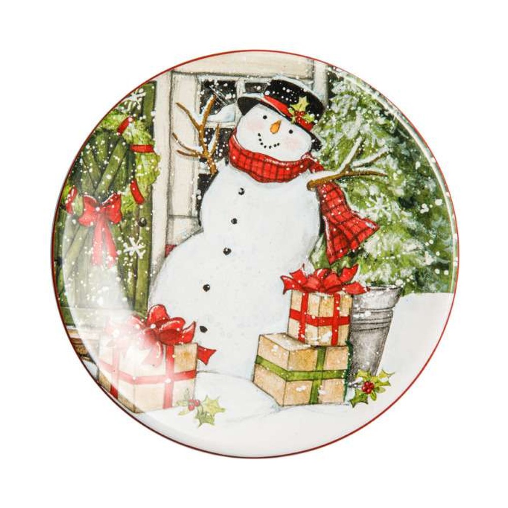 Тарелка пирожковая «Дом снеговика» 15 см Certified International — фото и цены