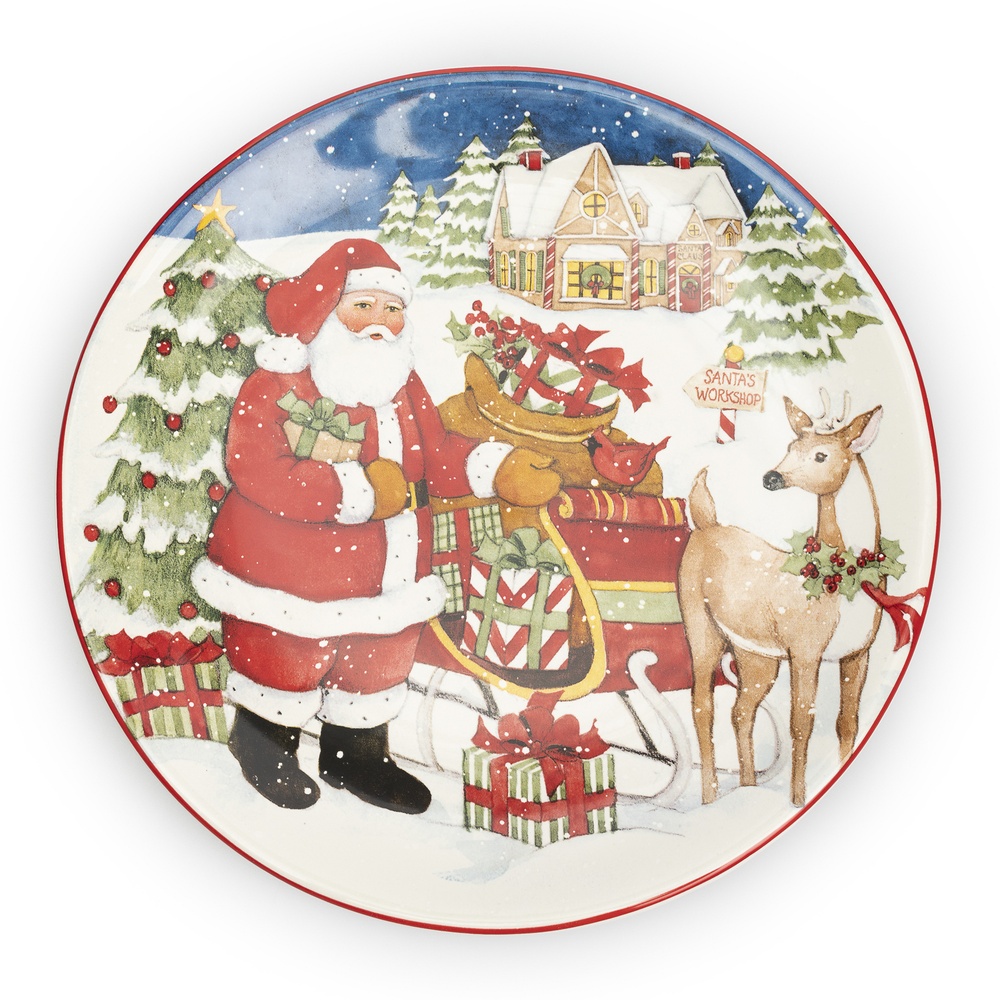 Certified InternationalТарелка закусочная "Мастерская Санта-Клауса. Коробки с подарками"