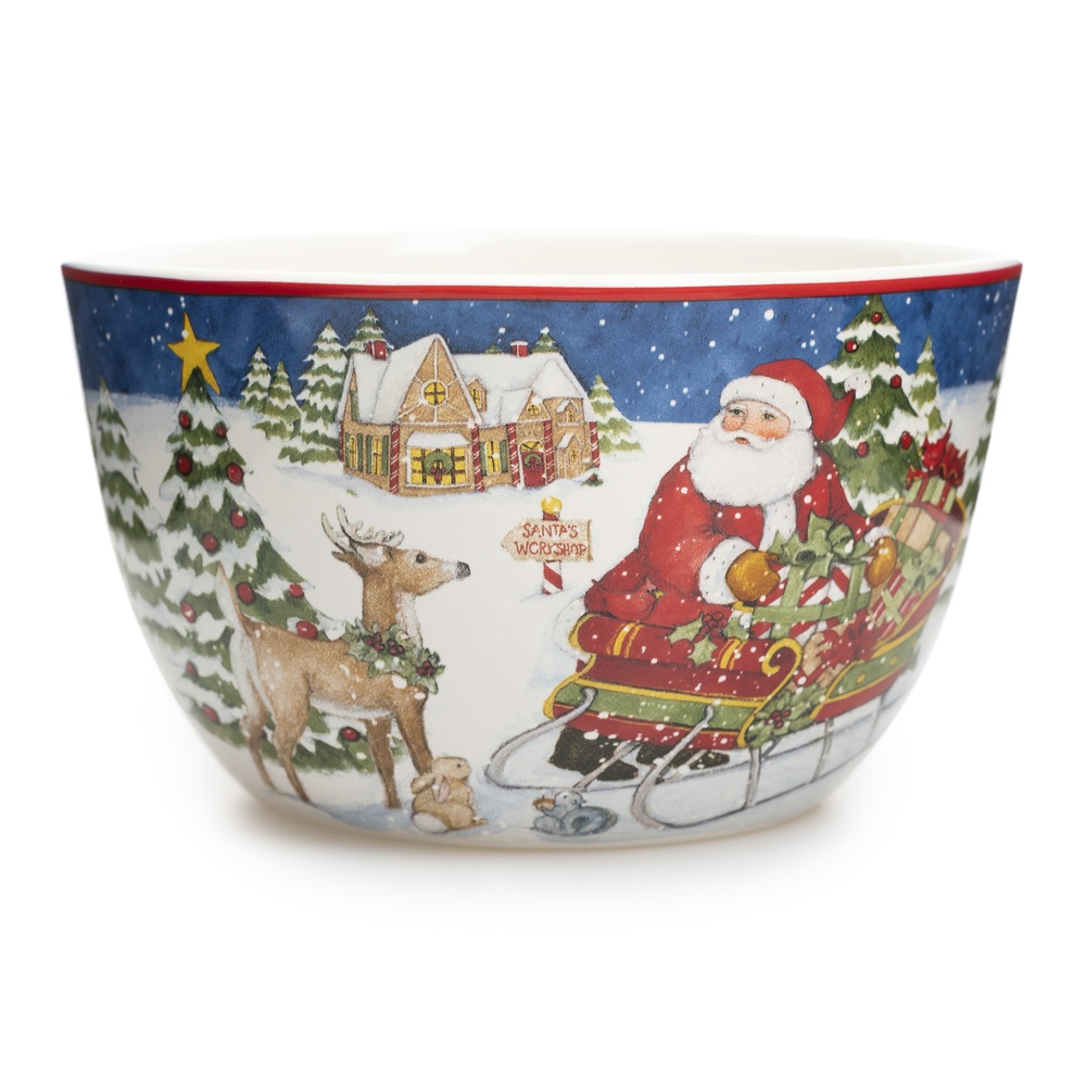 Certified InternationalСалатник порционный "Мастерская Санта-Клауса. Зайчонок"