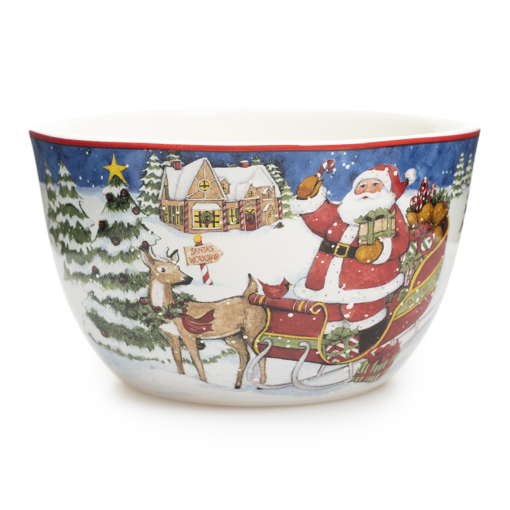 Certified InternationalСалатник порционный "Мастерская Санта-Клауса. Олененок"