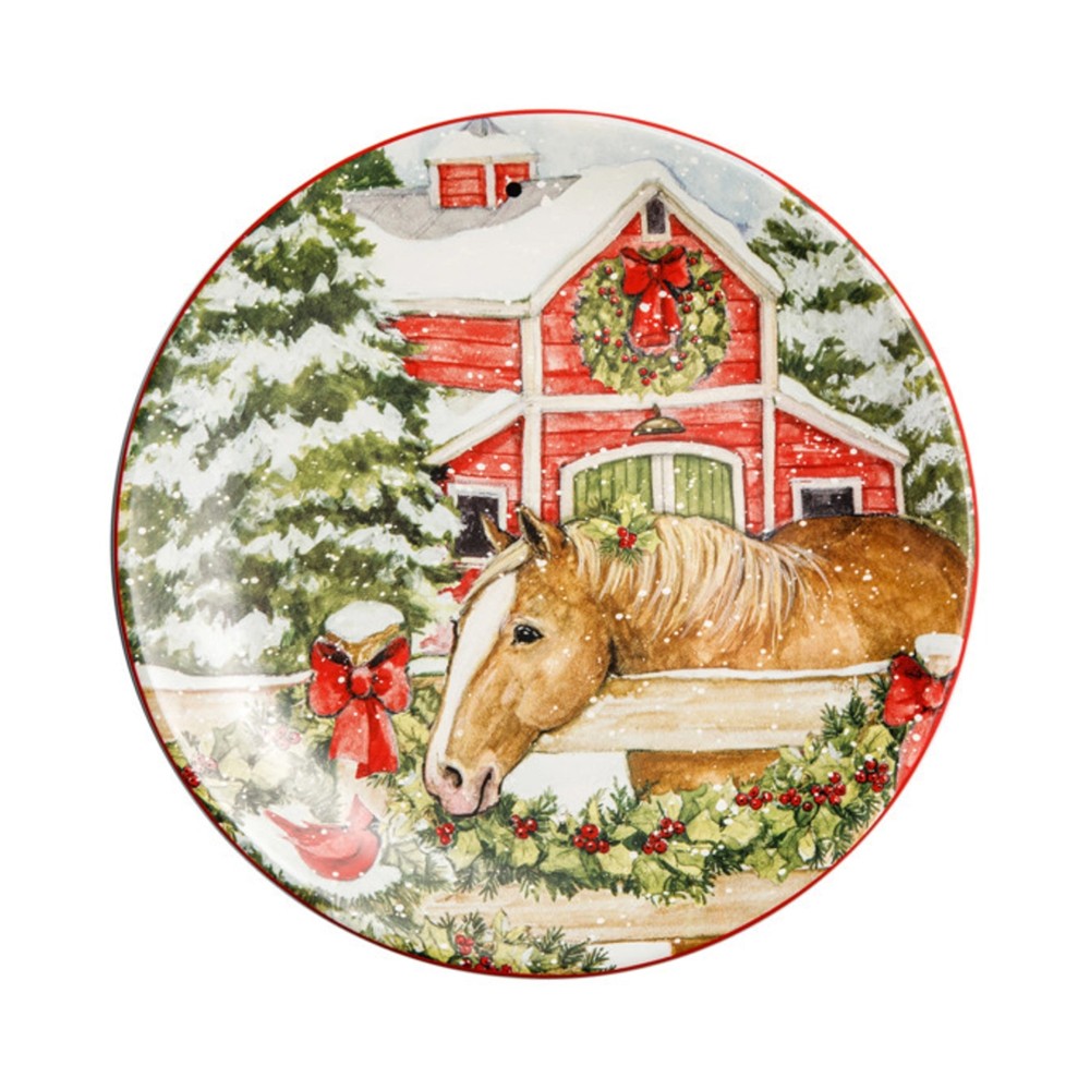 Certified InternationalТарелка закусочная «‎Лошадь гнедая» 23 см