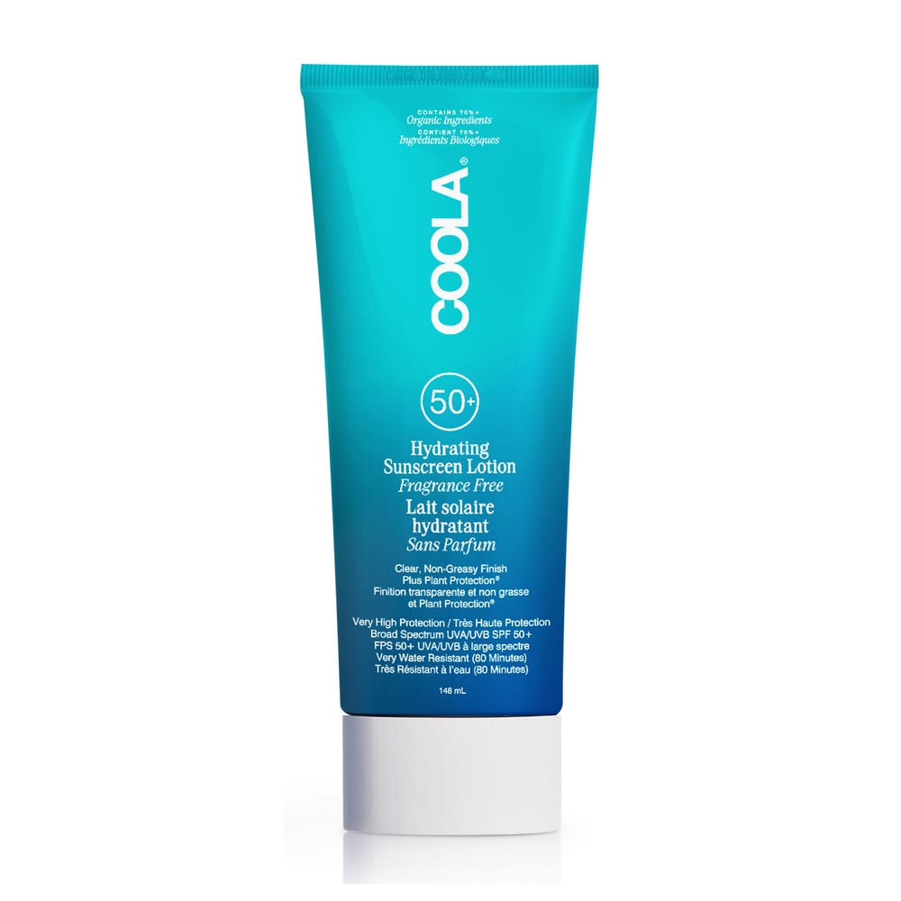 COOLAСолнцезащитный лосьон для тела без запаха SPF50+, 150 мл