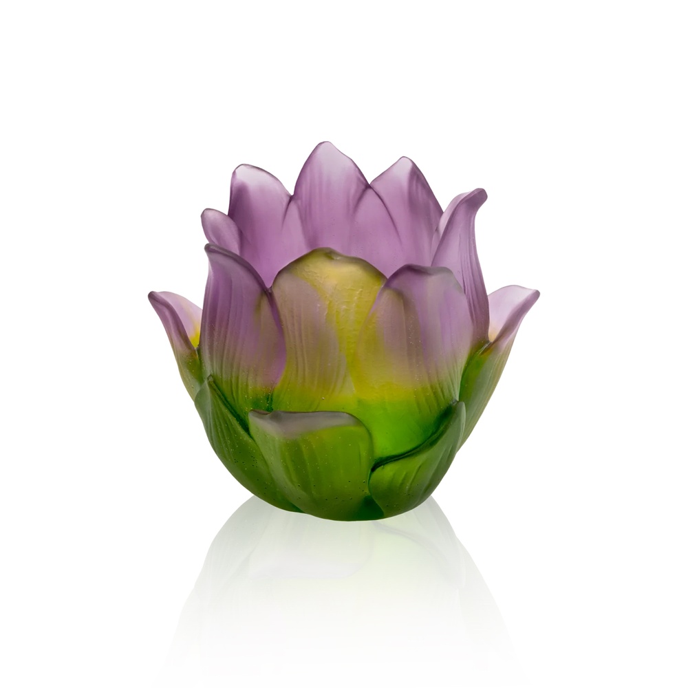 DaumВаза-подсвечник Jardin de Lotus, 15.5 см