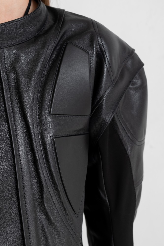 куртка кожаная David Koma — фото и цены
