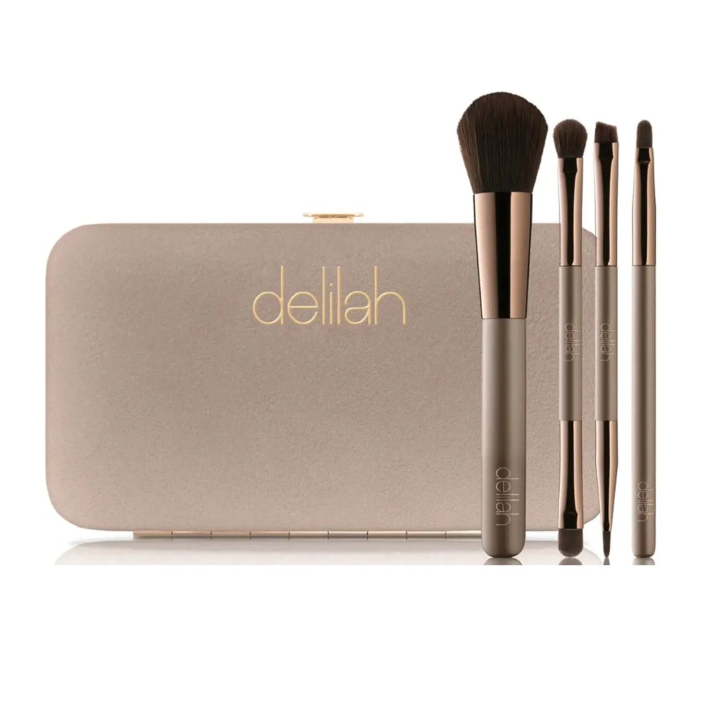 Vegan Travel Brush Collection Kit дорожный набор кистей Delilah — фото и цены