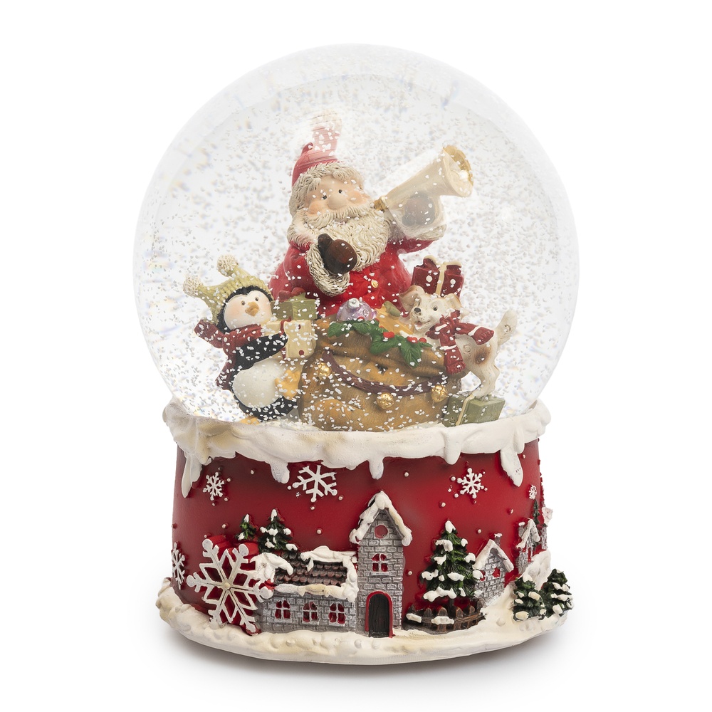 EDGРождественский шар "Санта с подарками", 20 см