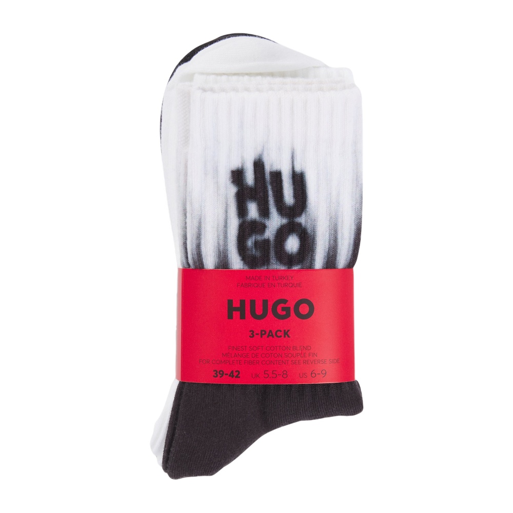HUGOНоски QS RIB SMOKEY PES, 3 пары