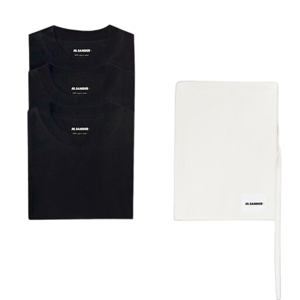 набор из 3-х футболок Jil Sander — фото и цены