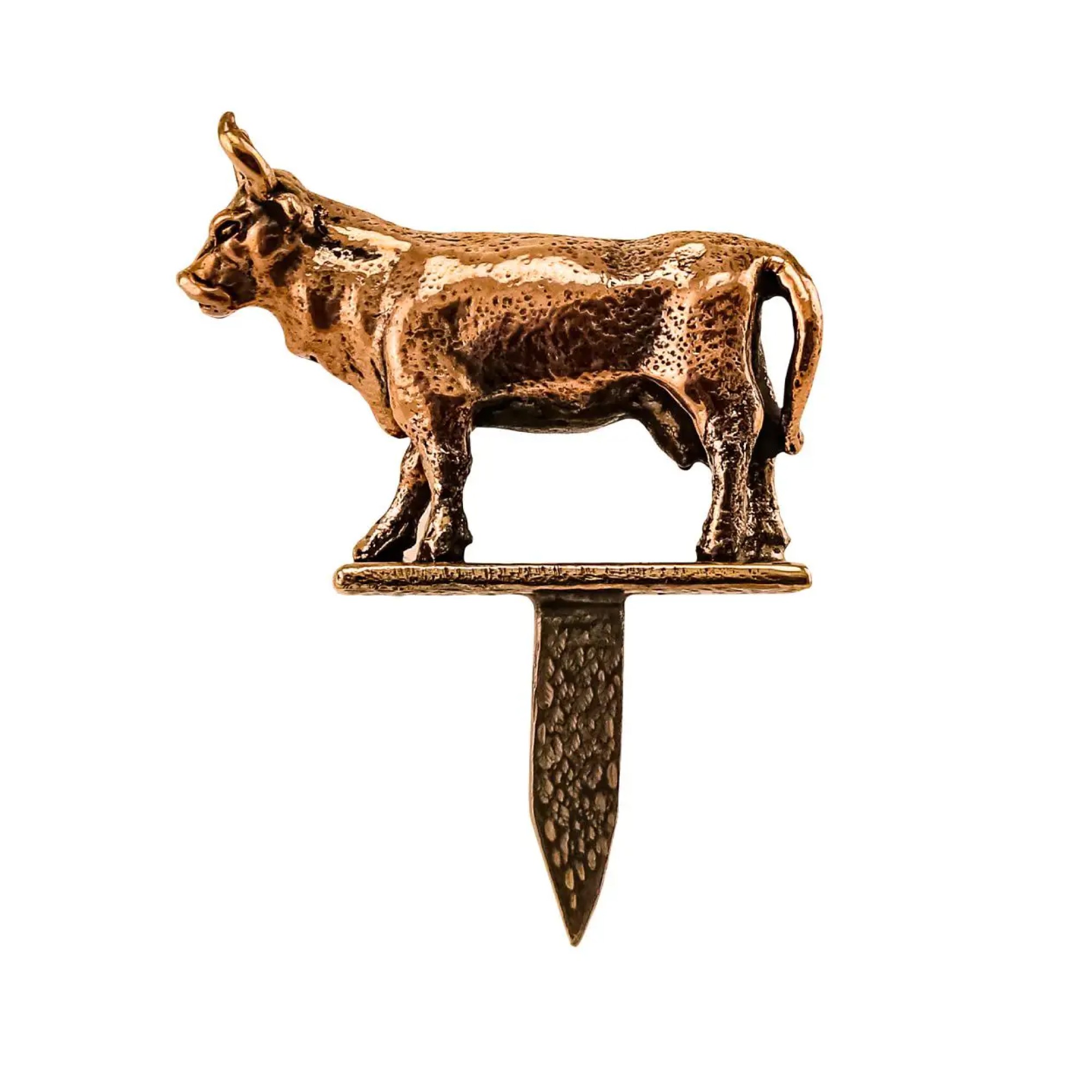 Шпажка для сыра «Корова» медная Кольчугинский мельхиор — фото и цены
