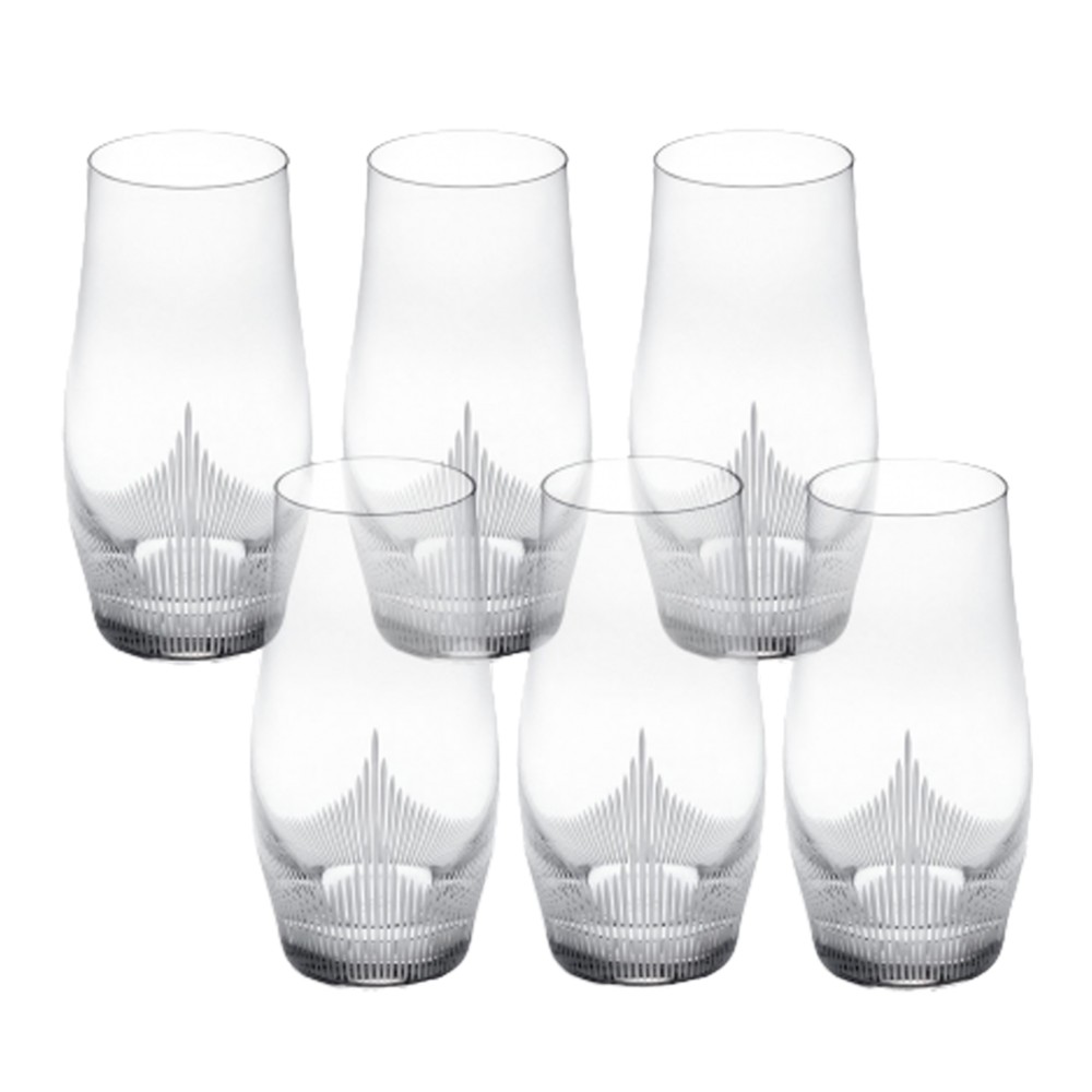 Набор из 6-ти стаканов для сока 100 Points Lalique — фото и цены