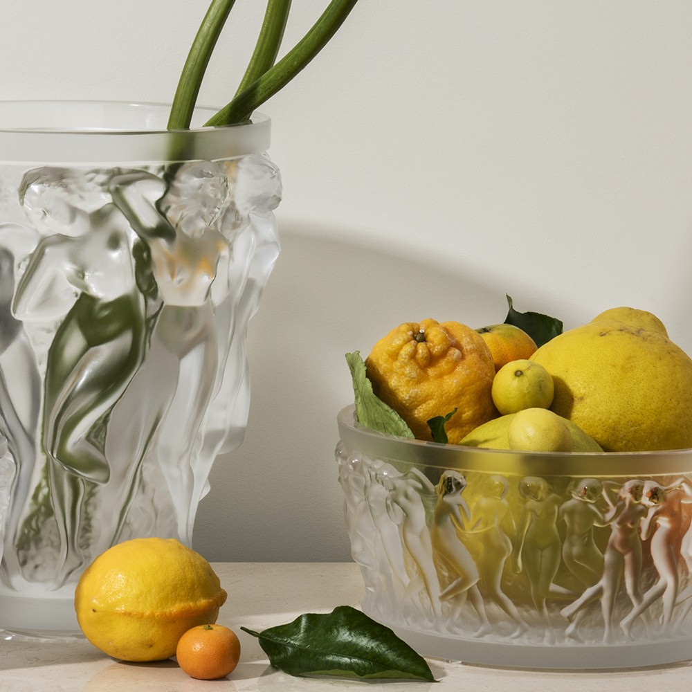 Ваза для фруктов Bacchantes Lalique — фото и цены