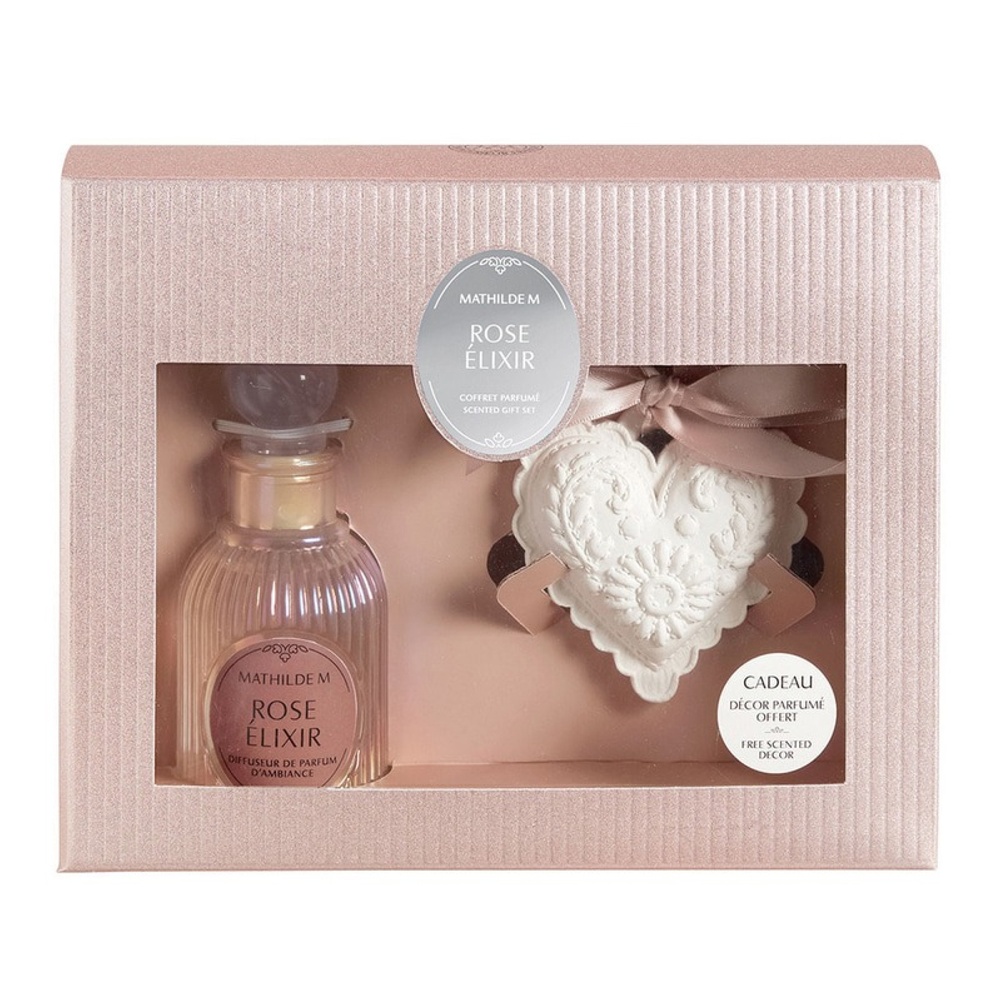 Mathilde MНабор «Эликсир розы», диффузор и фигурка