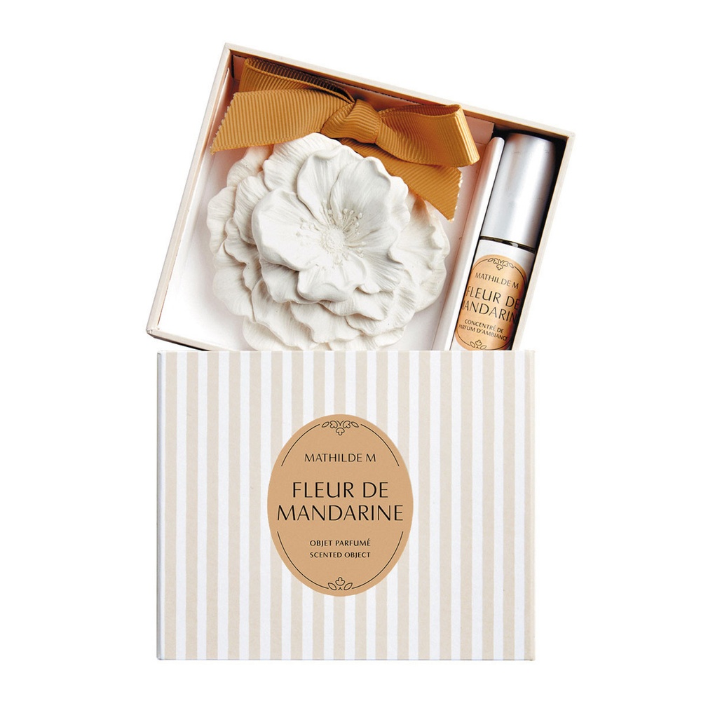 Mathilde MНабор Цветок мандарина: аромафигурка и спрей