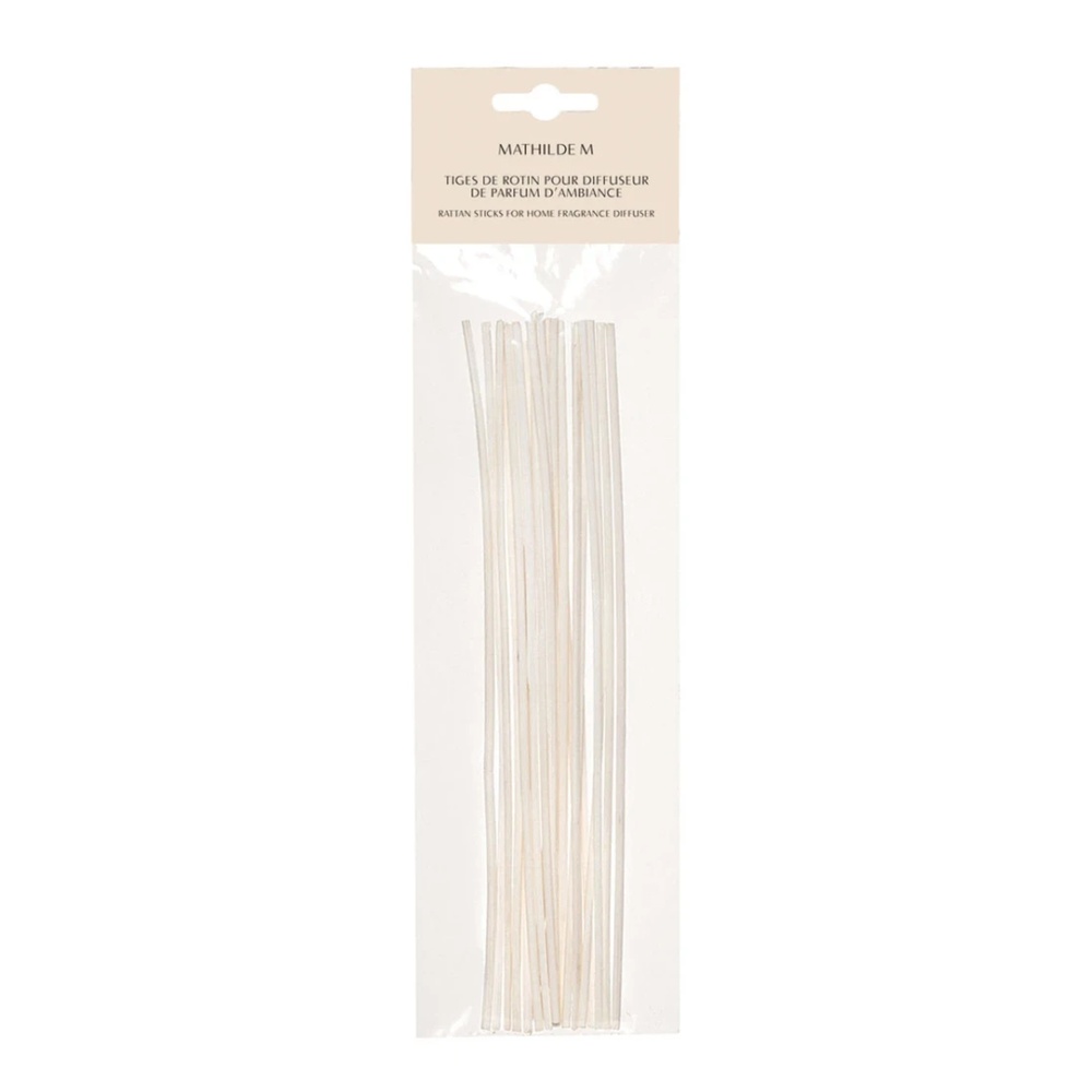 Mathilde MРотанговые палочки белые, 18 шт
