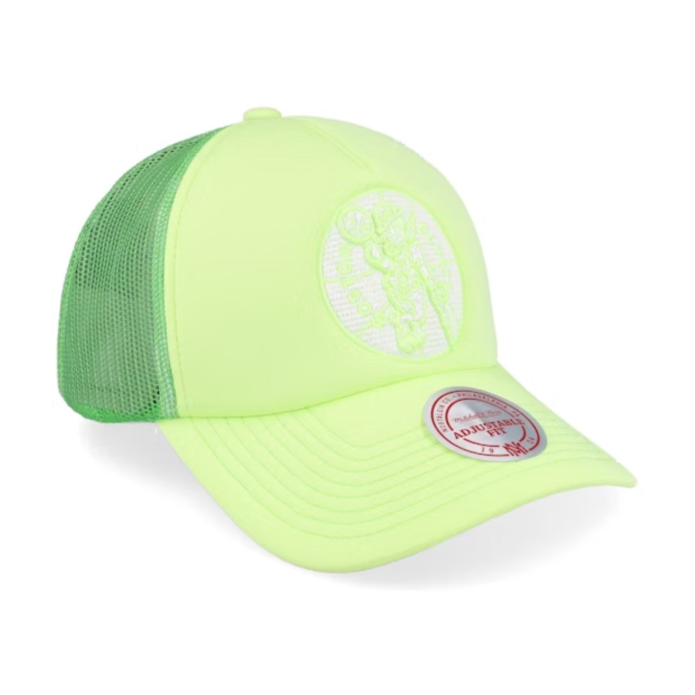 Бейсболка Boston Celtics Nba Pastel Green Trucker MITCHELL&NESS — фото и цены