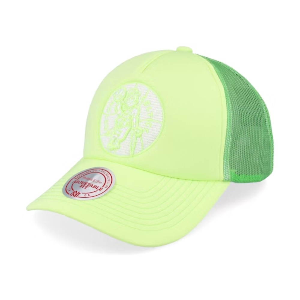 Бейсболка Boston Celtics Nba Pastel Green Trucker MITCHELL&NESS — фото и цены