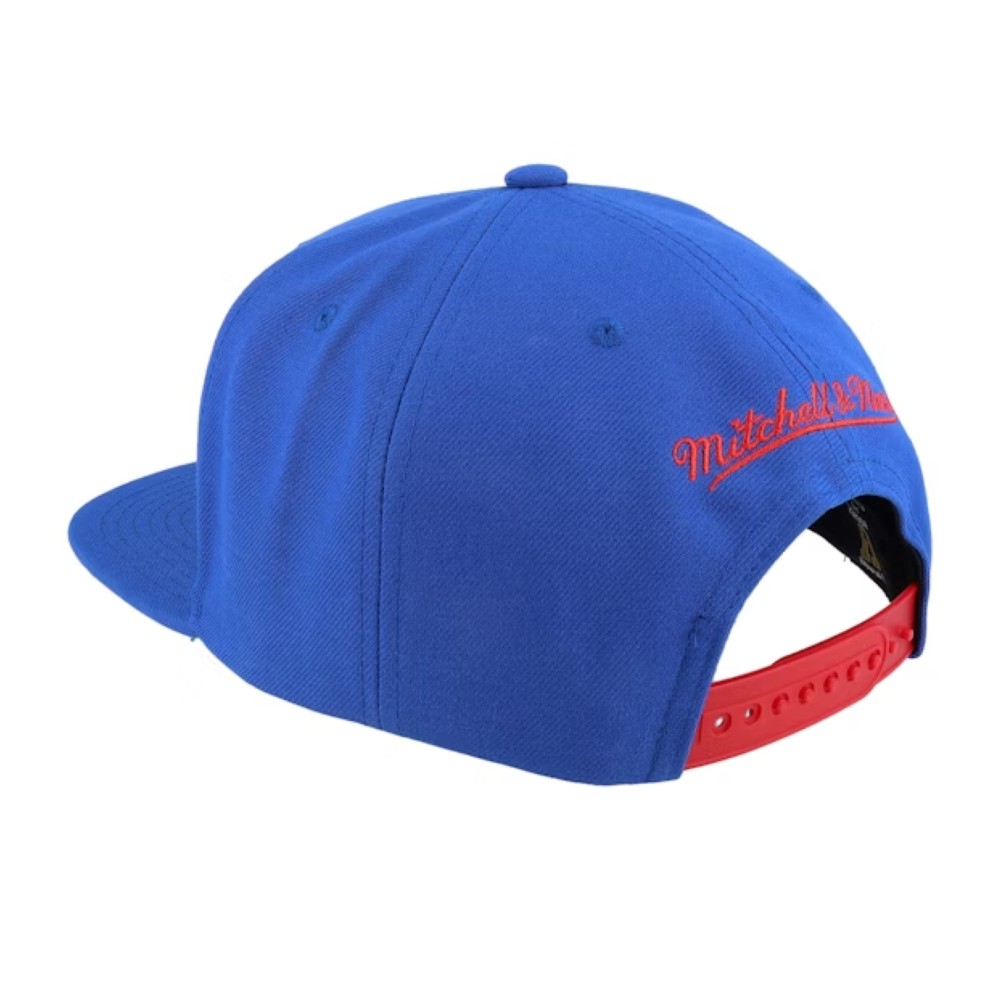 бейсболка New York Rangers Retro Lock Up Blue Snapback MITCHELL&NESS — фото и цены