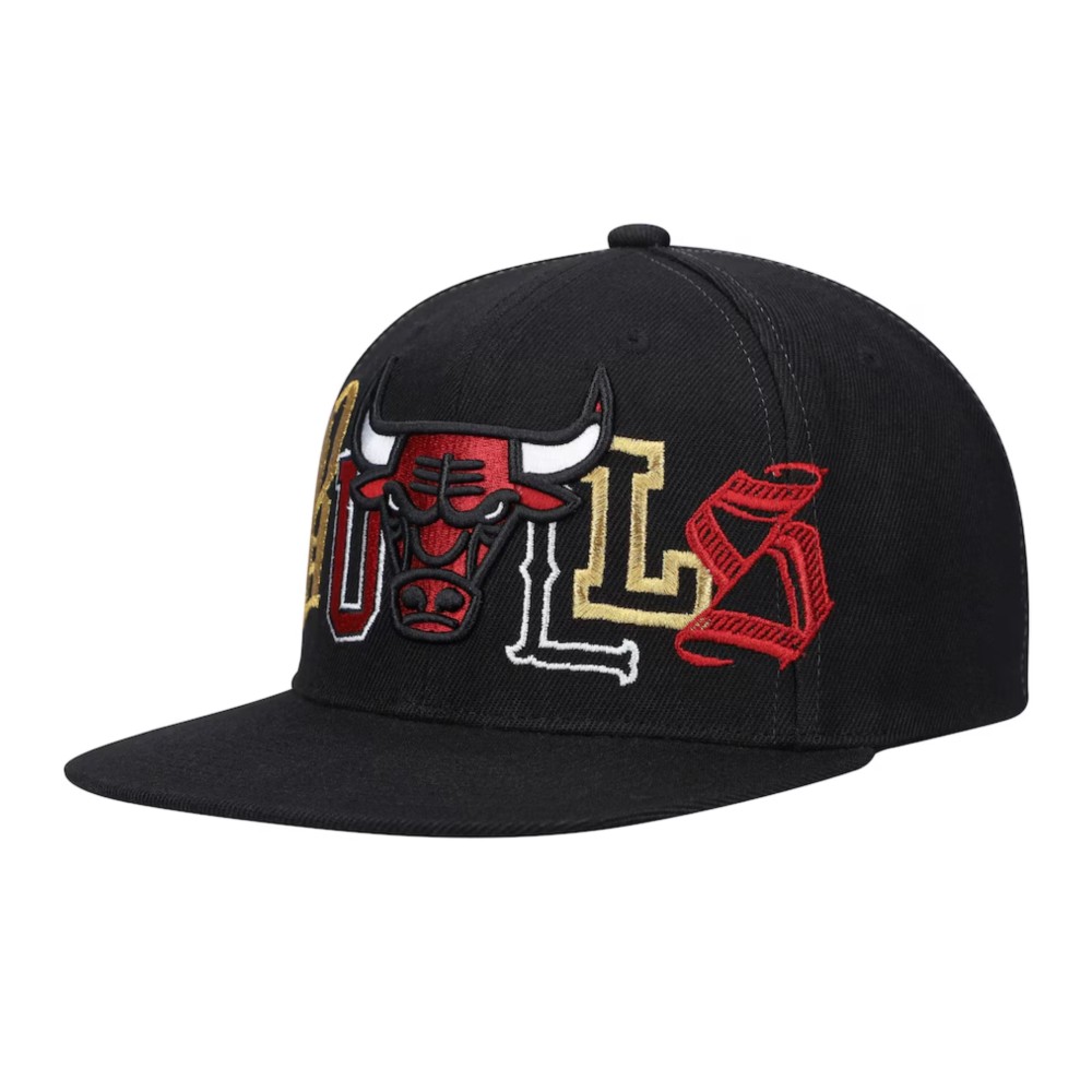 бейсболка Hype Type Snapback Chicago Bulls MITCHELL&NESS — фото и цены