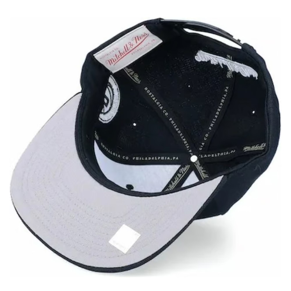 Бейсболка Brooklyn Nets Team Script 2.0 Black Snapback MITCHELL&NESS — фото и цены