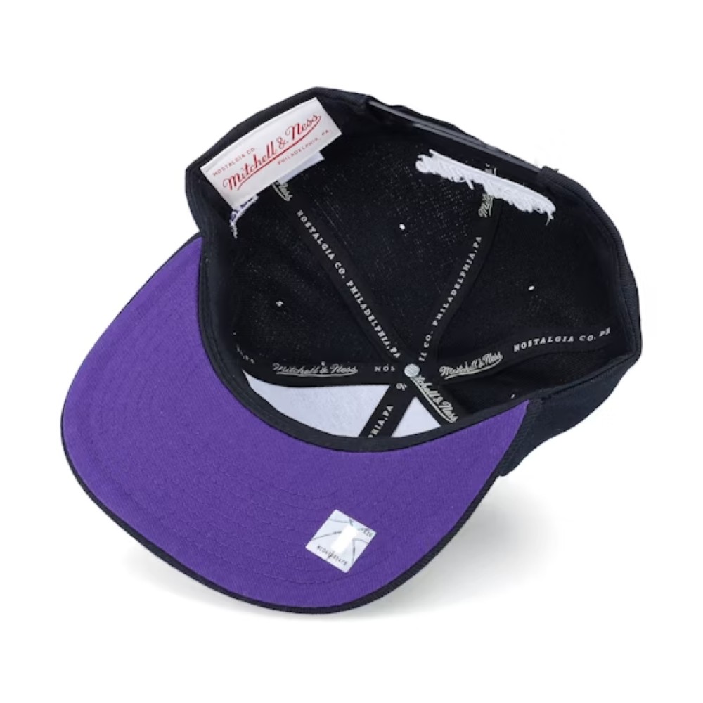 Бейсболка Los Angeles Lakers Team Script 2.0 Black Snapback MITCHELL&NESS — фото и цены