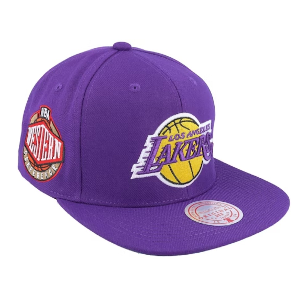 бейсболка Conference Patch Snapback Los Angeles Lakers MITCHELL&NESS — фото и цены