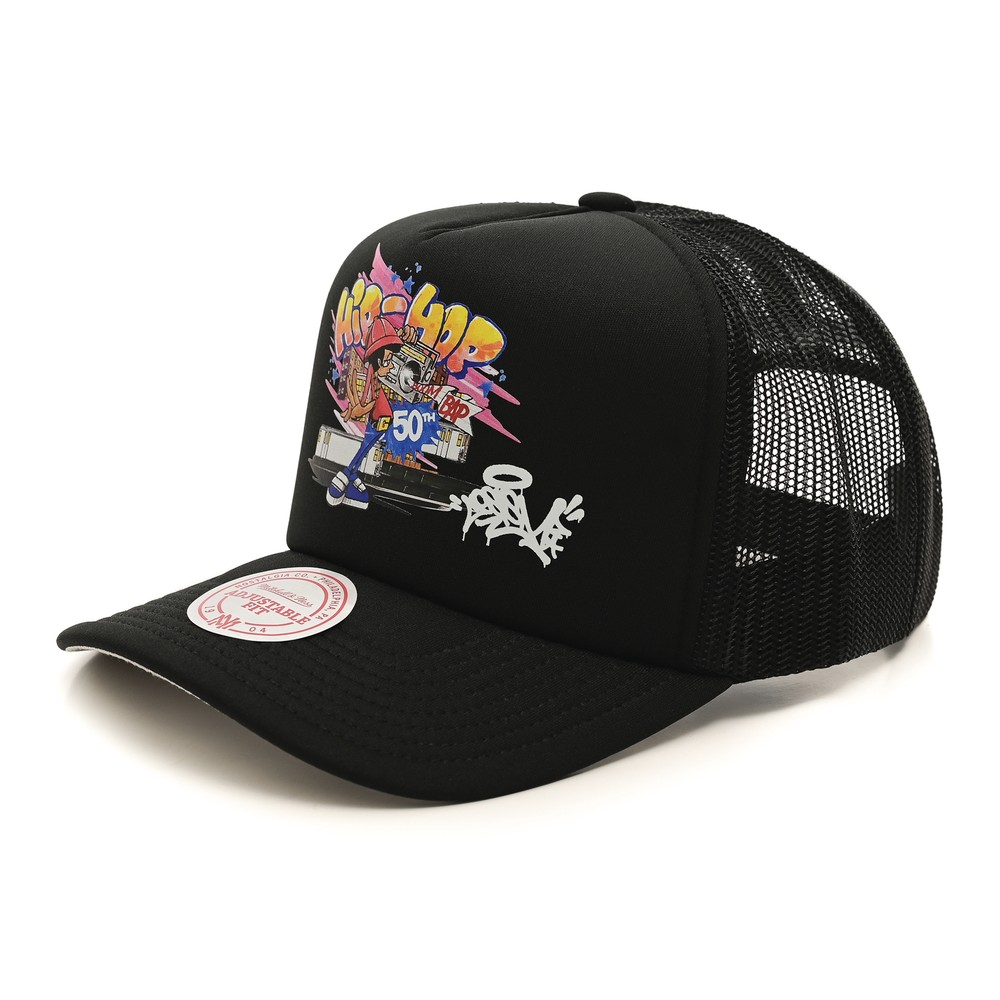 бейсболка Hip-Hop Branded Graffiti Trucker Colab MITCHELL&NESS — фото и цены