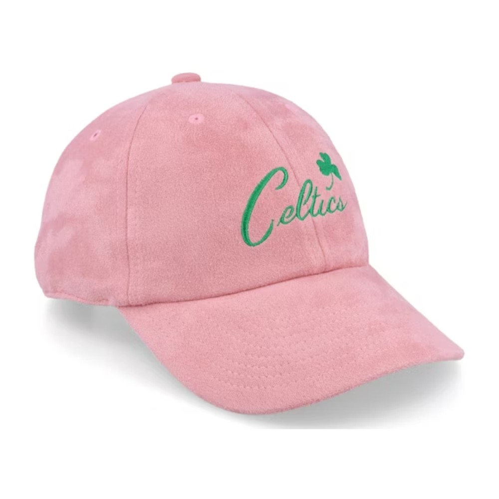 Бейсболка Boston Celtics Suede Pink Dad Cap MITCHELL&NESS — фото и цены