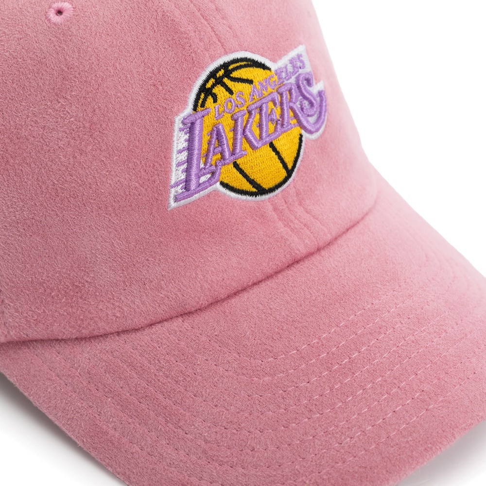 Бейсболка Los Angeles Lakers Suede Dad Strapback MITCHELL&NESS — фото и цены