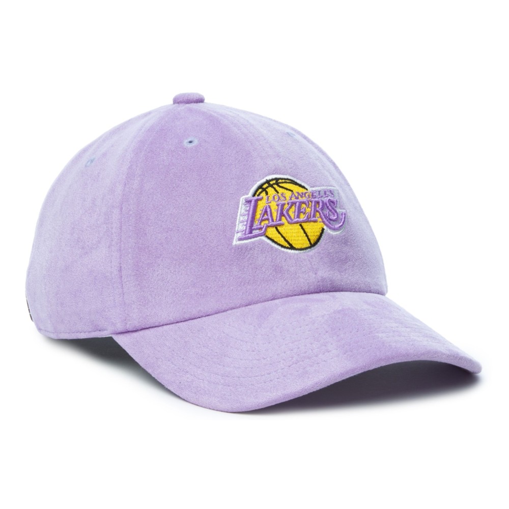 бейсболка Los Angeles Lakers Suede Dad Strapback MITCHELL&NESS — фото и цены