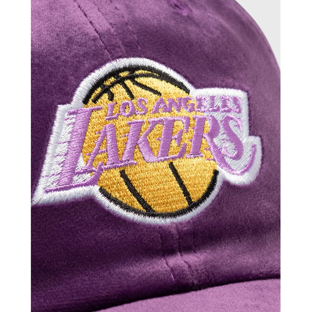 бейсболка La Lakers Velour Strapback Hwc MITCHELL&NESS — фото и цены