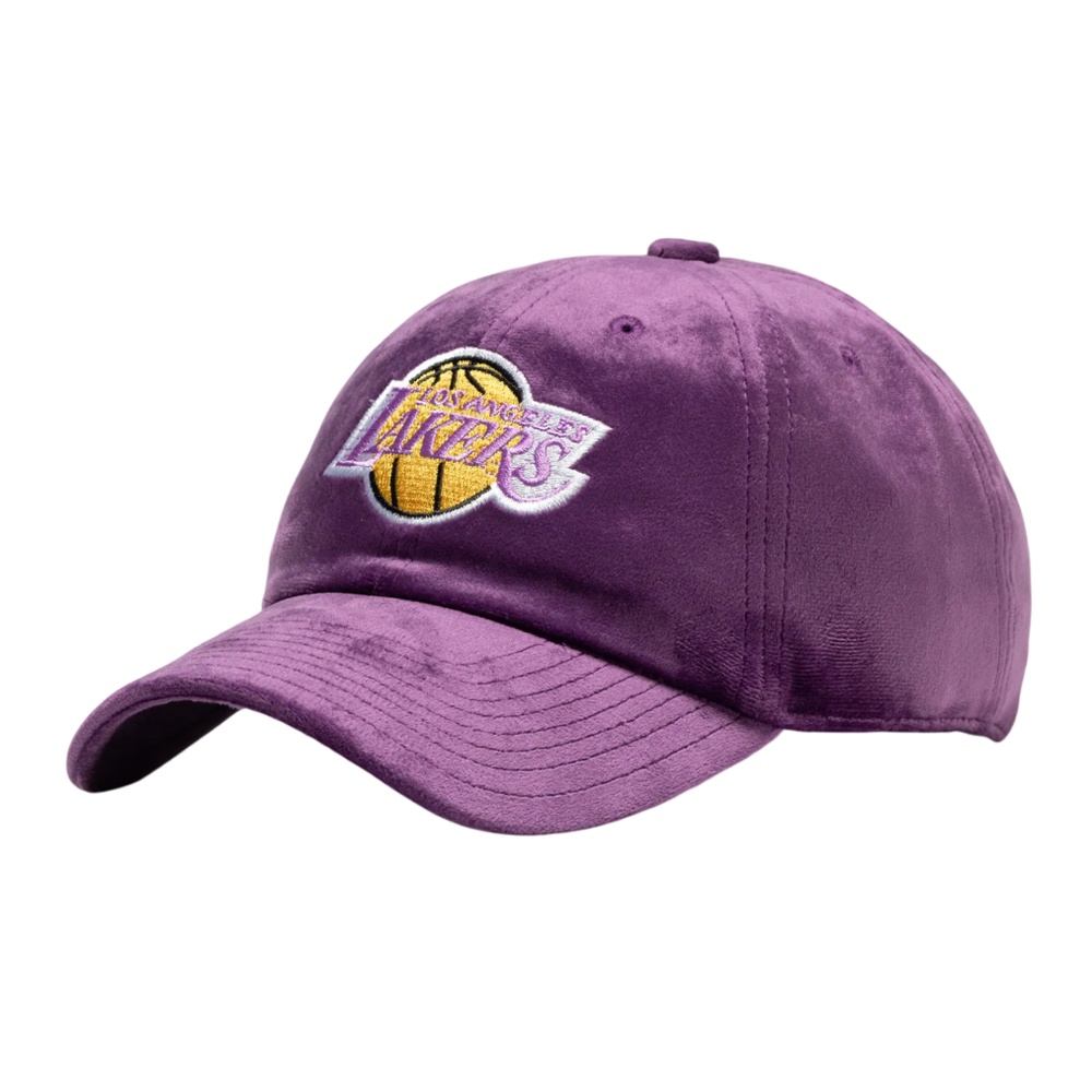 бейсболка La Lakers Velour Strapback Hwc MITCHELL&NESS — фото и цены