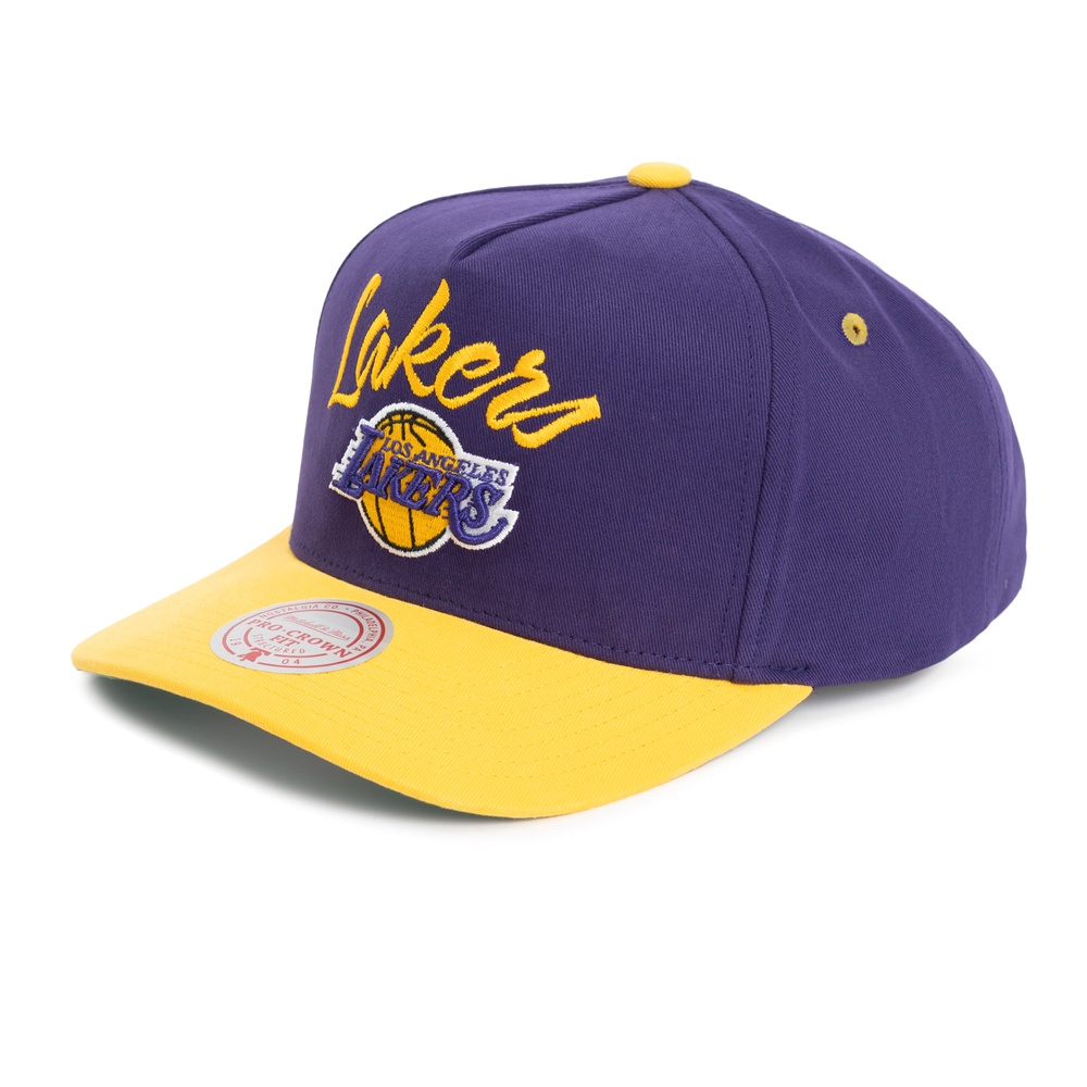 Бейсболка Los Angeles Lakers Script Arch Pro MITCHELL&NESS — фото и цены