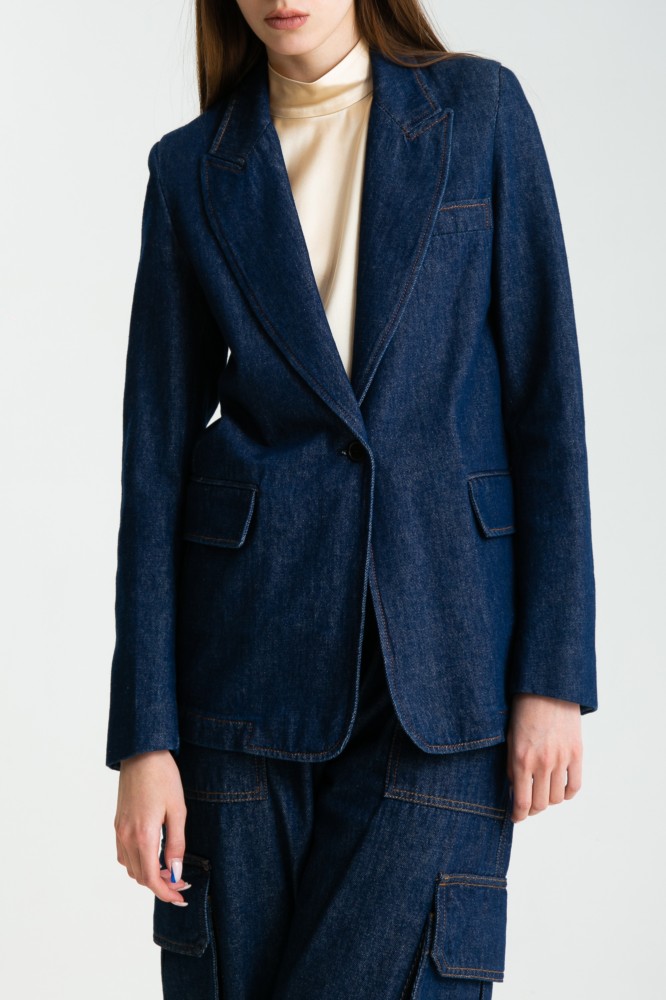 блейзер джинсовый MSGM — фото и цены