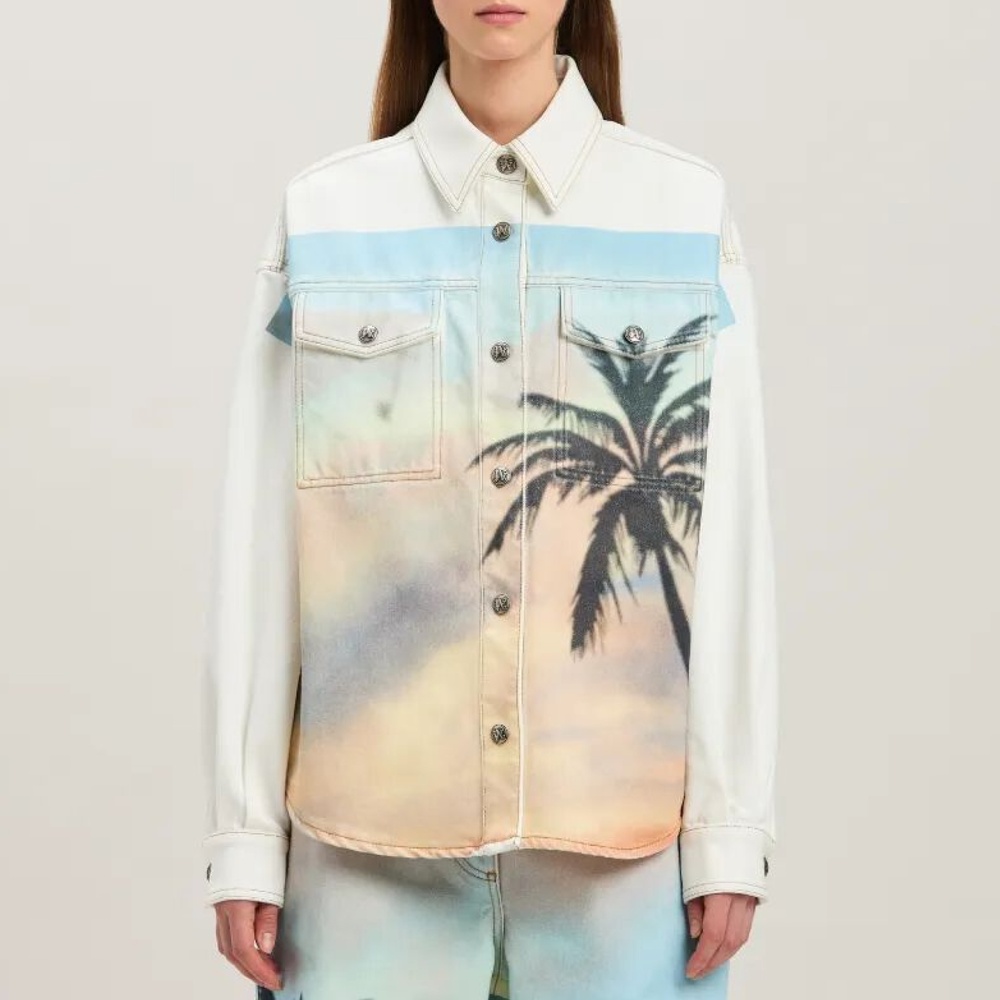 рубашка джинсовая Palm Angels — фото и цены