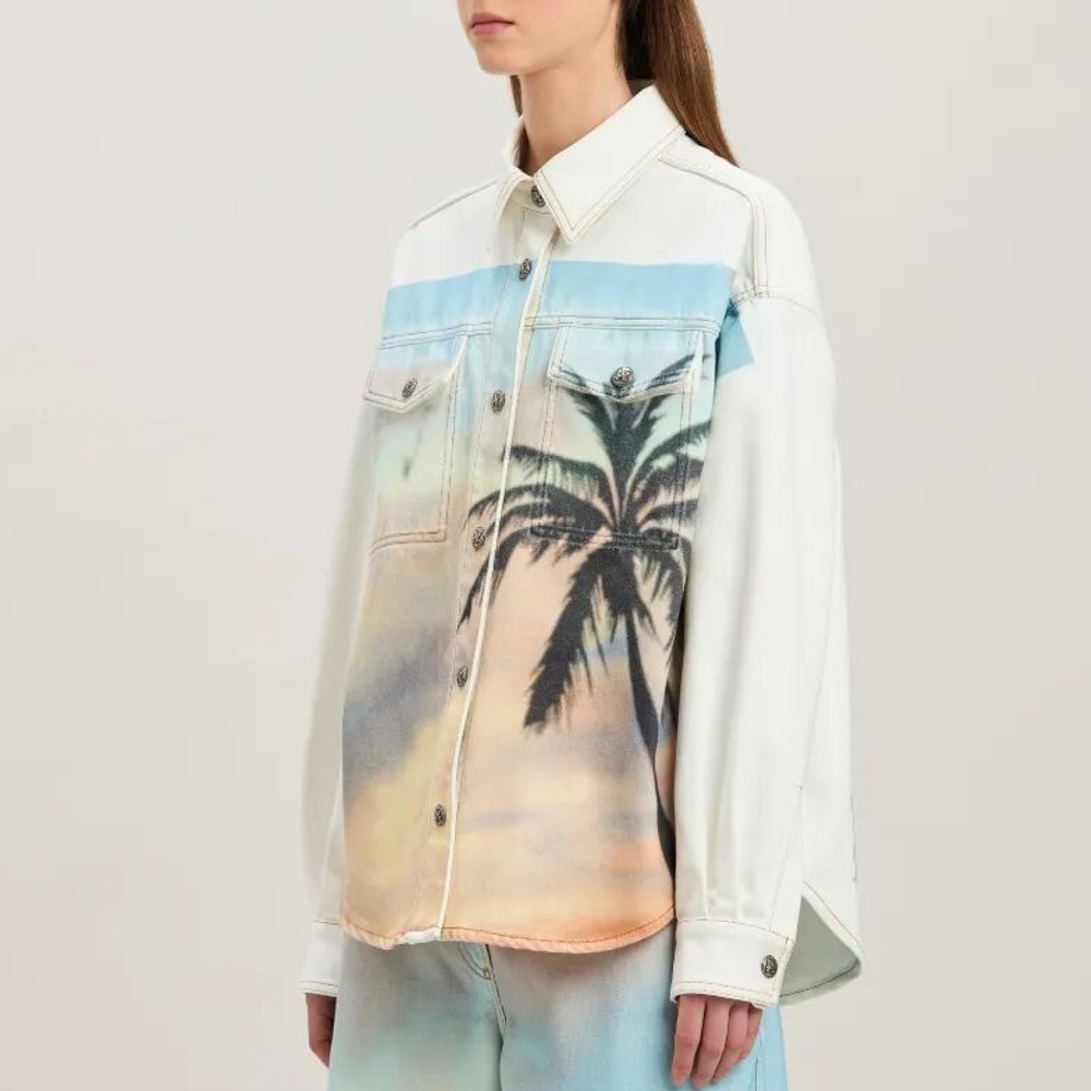 рубашка джинсовая Palm Angels — фото и цены