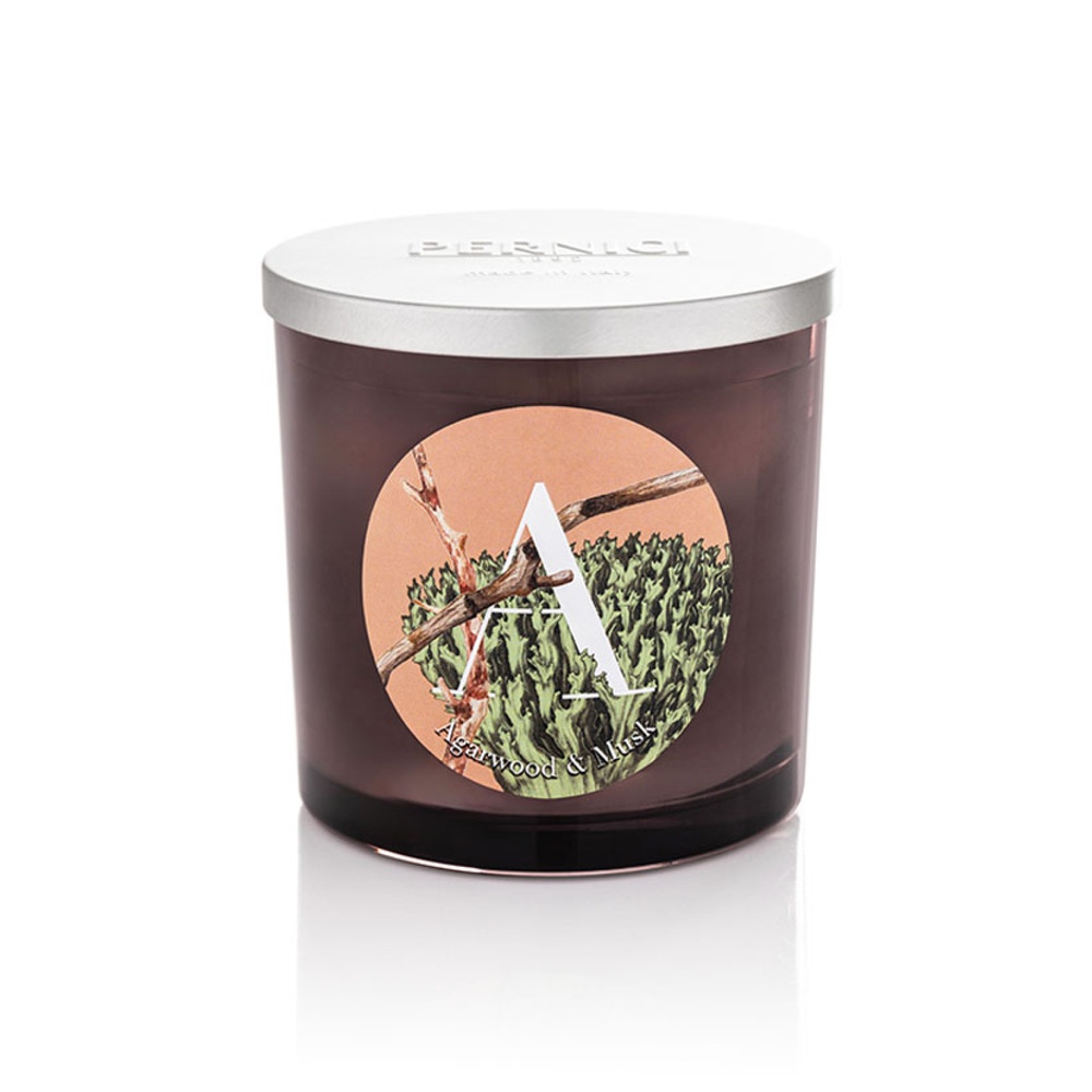 PERNICIСвеча ароматическая "Агаровое дерево и мускус", 350 г