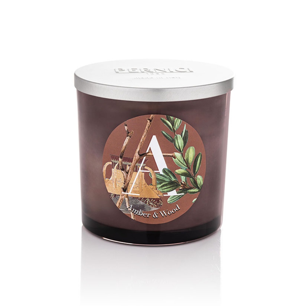 PERNICIСвеча ароматическая "Амбра и Дерево", 350 г