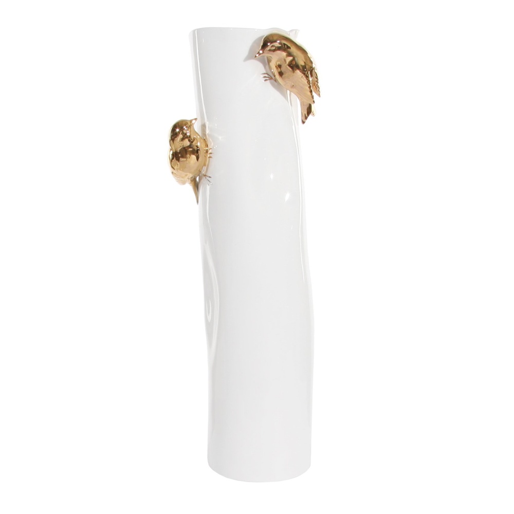 ShishiФарфоровая ваза с золотыми птицами