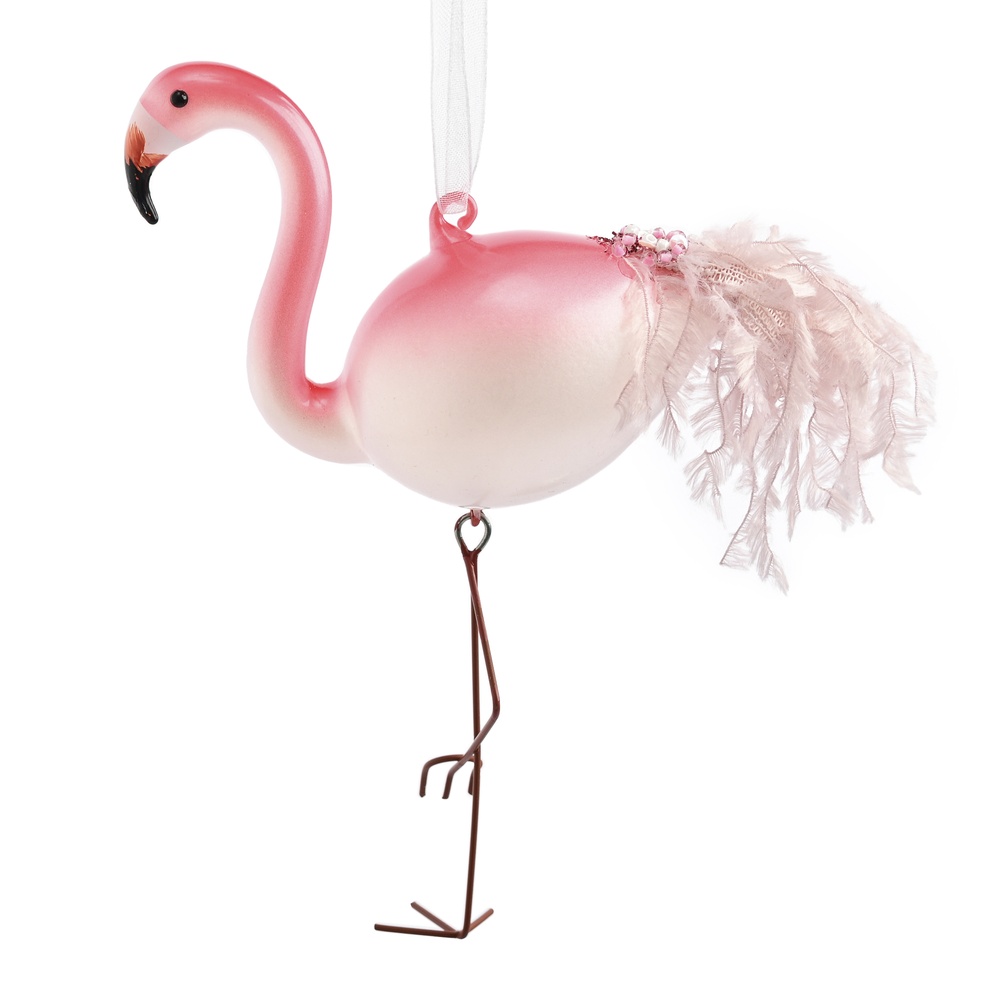 ShishiЕлочная игрушка Фламинго, 25 см