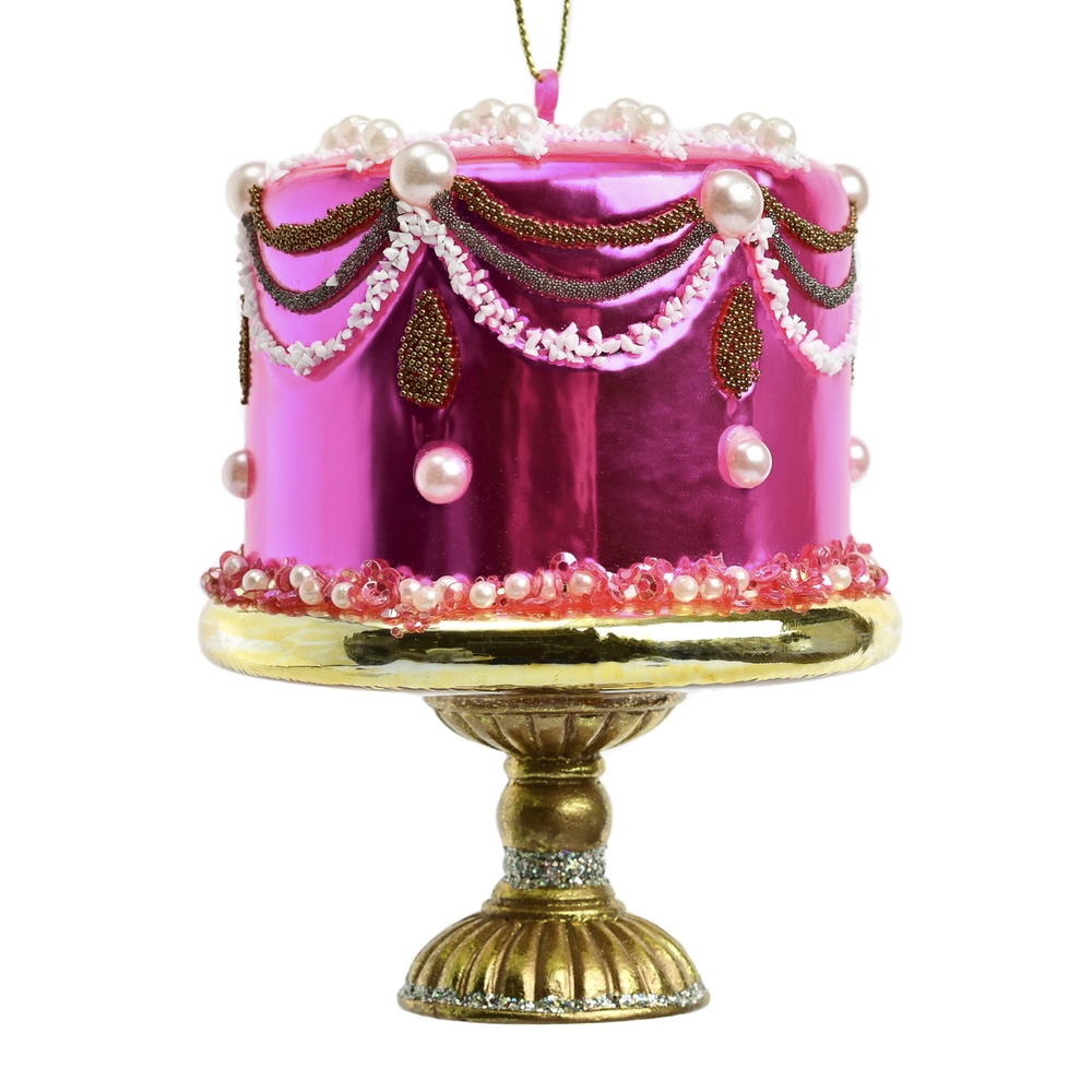 ShishiЕлочная игрушка торт, 11 см