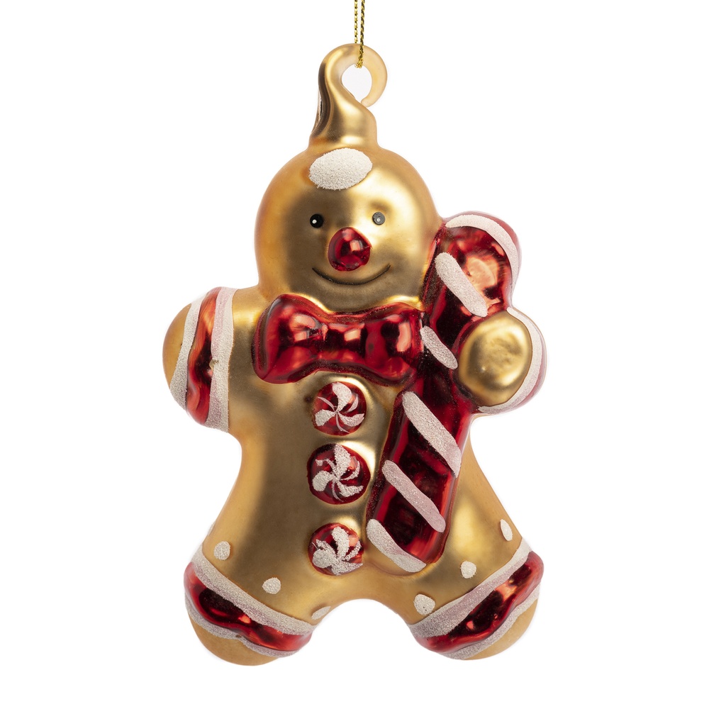 ShishiЕлочная игрушка пряничный человечек, 11 см