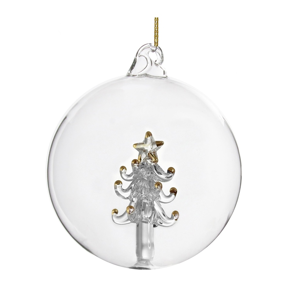 ShishiЕлочная игрушка стеклянный шар, 8 см