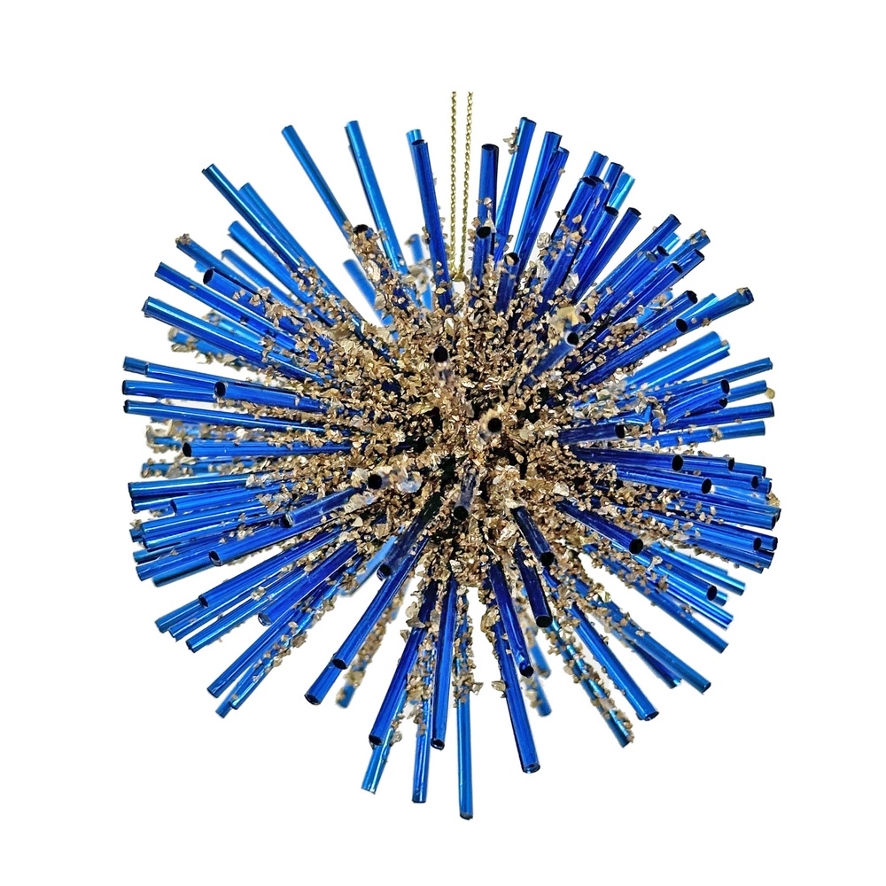 ShishiШар трубчатый со стеклянными блестками, 10 см