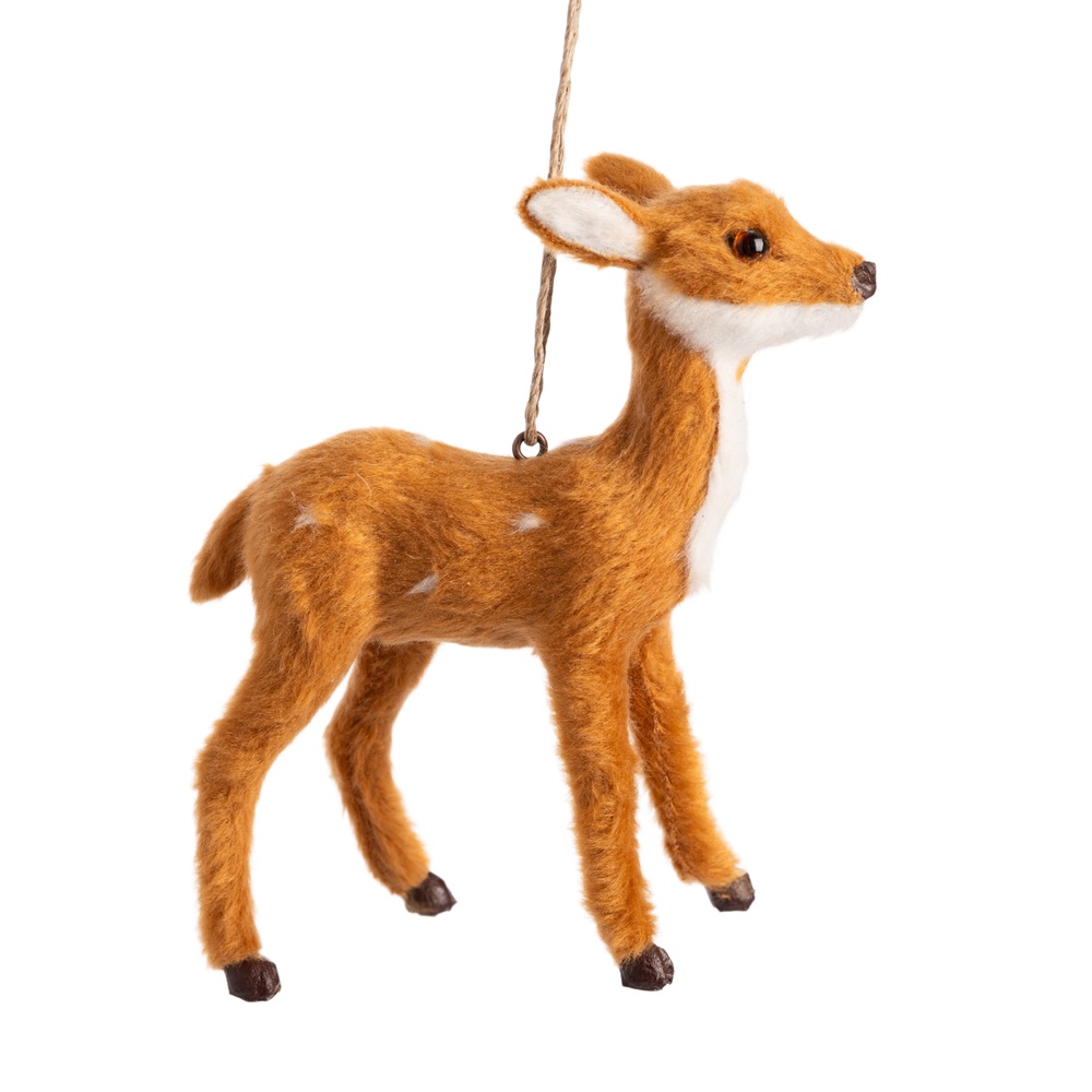 ShishiОлень коричневый в белый горошек, 13.5 см