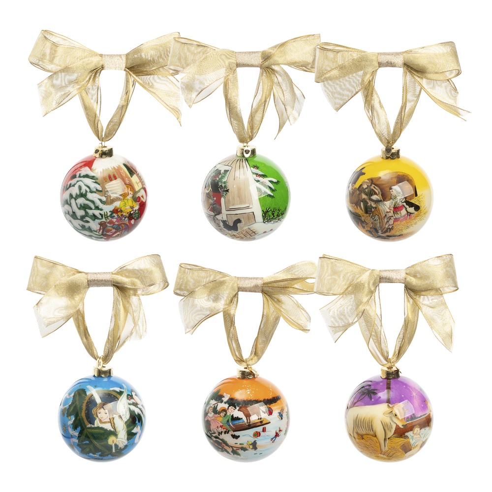 TsarНабор елочных игрушек Рождество, 6 шт