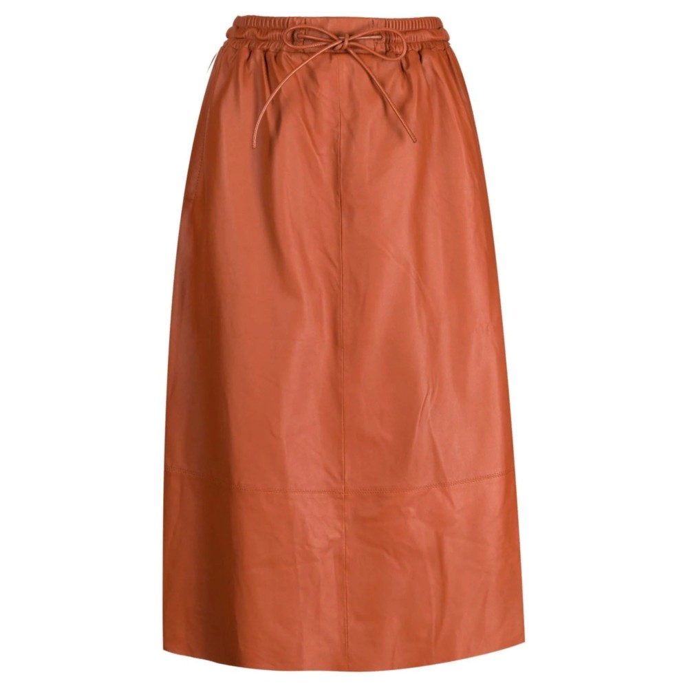 Yves Salomonюбка кожаная