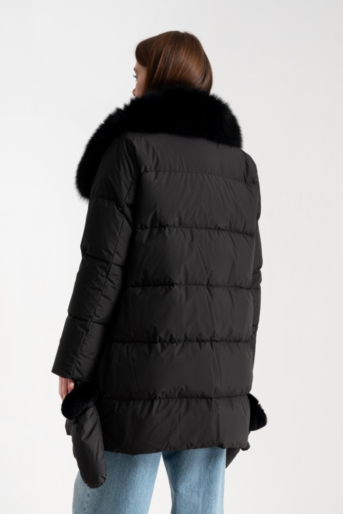 пальто пуховое Yves Salomon — фото и цены