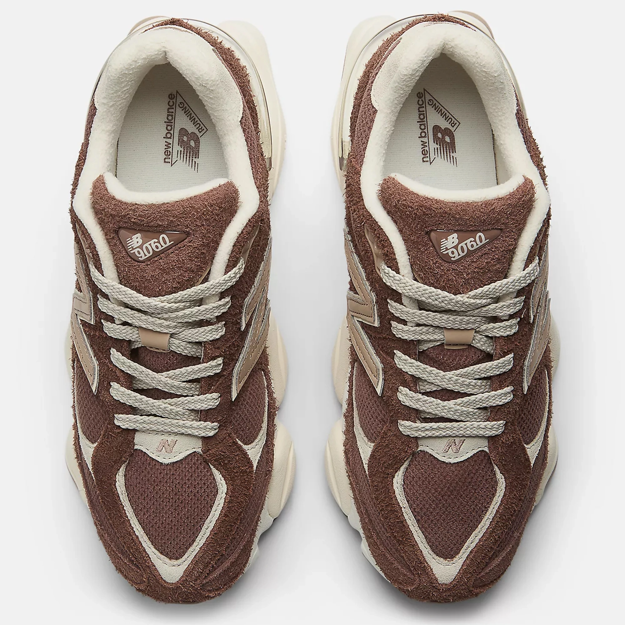 Кроссовки 9060 New Balance, цвет: коричневый – купить в интернет